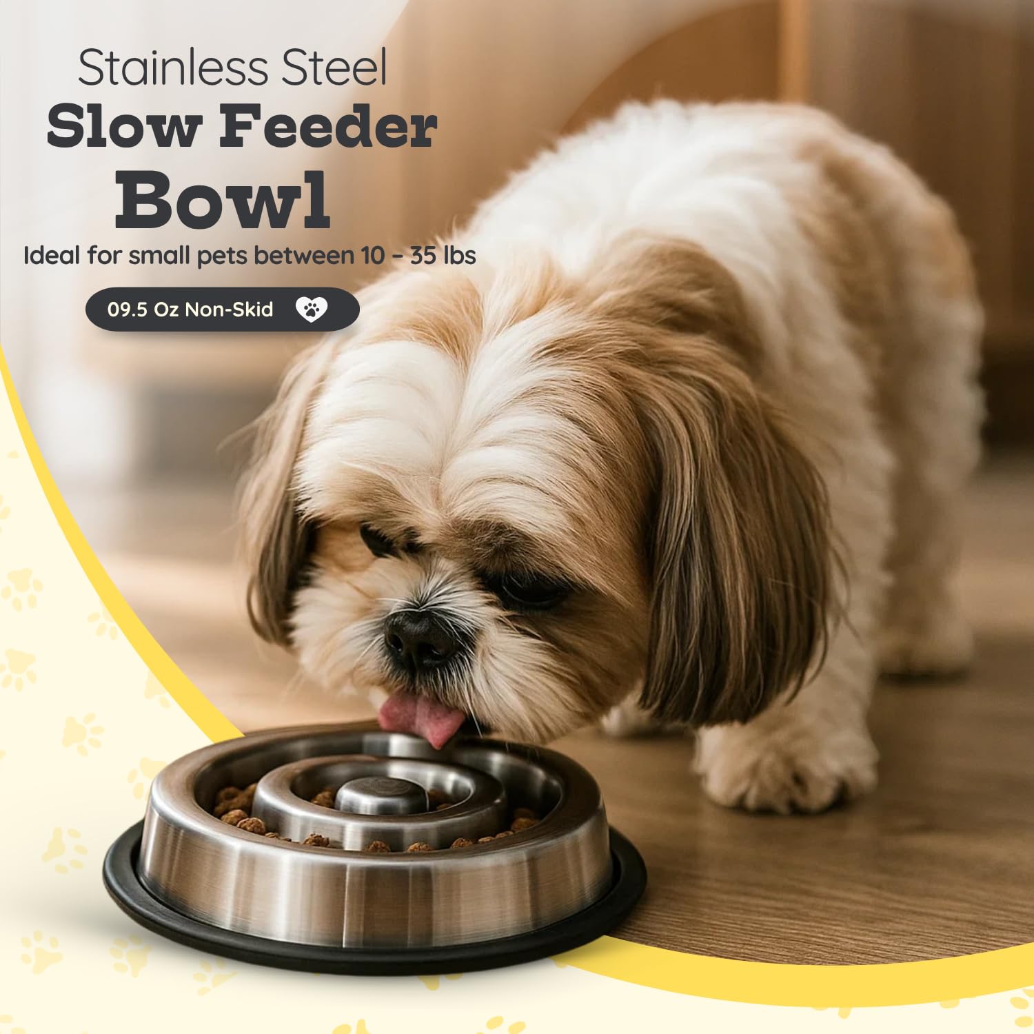 AASPIRE PETS cuenco 1 taza para perros y gatos pequeños, ideal porciones.