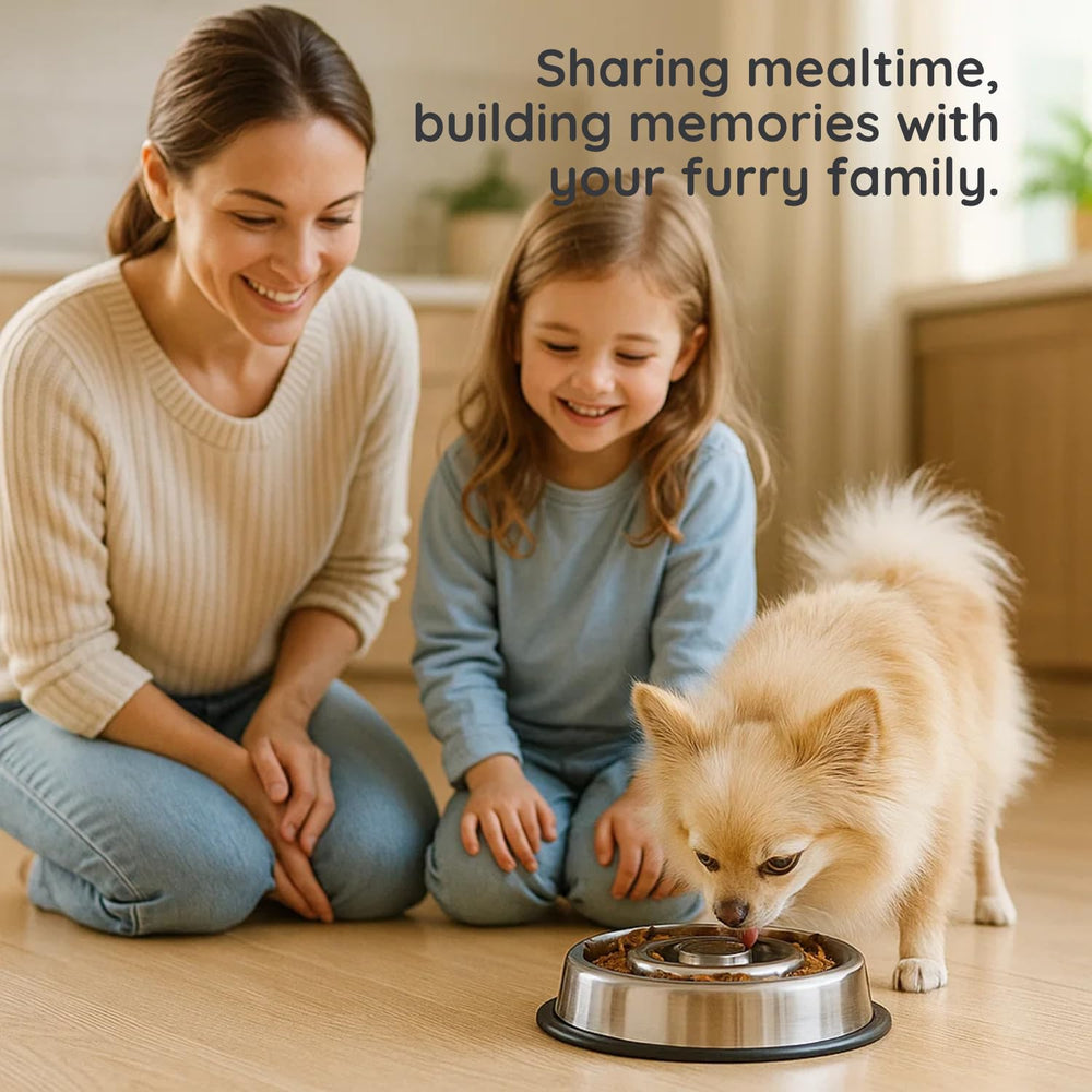 AASPIRE PETS diseño espiral para alentar ingesta pausada durante las comidas.