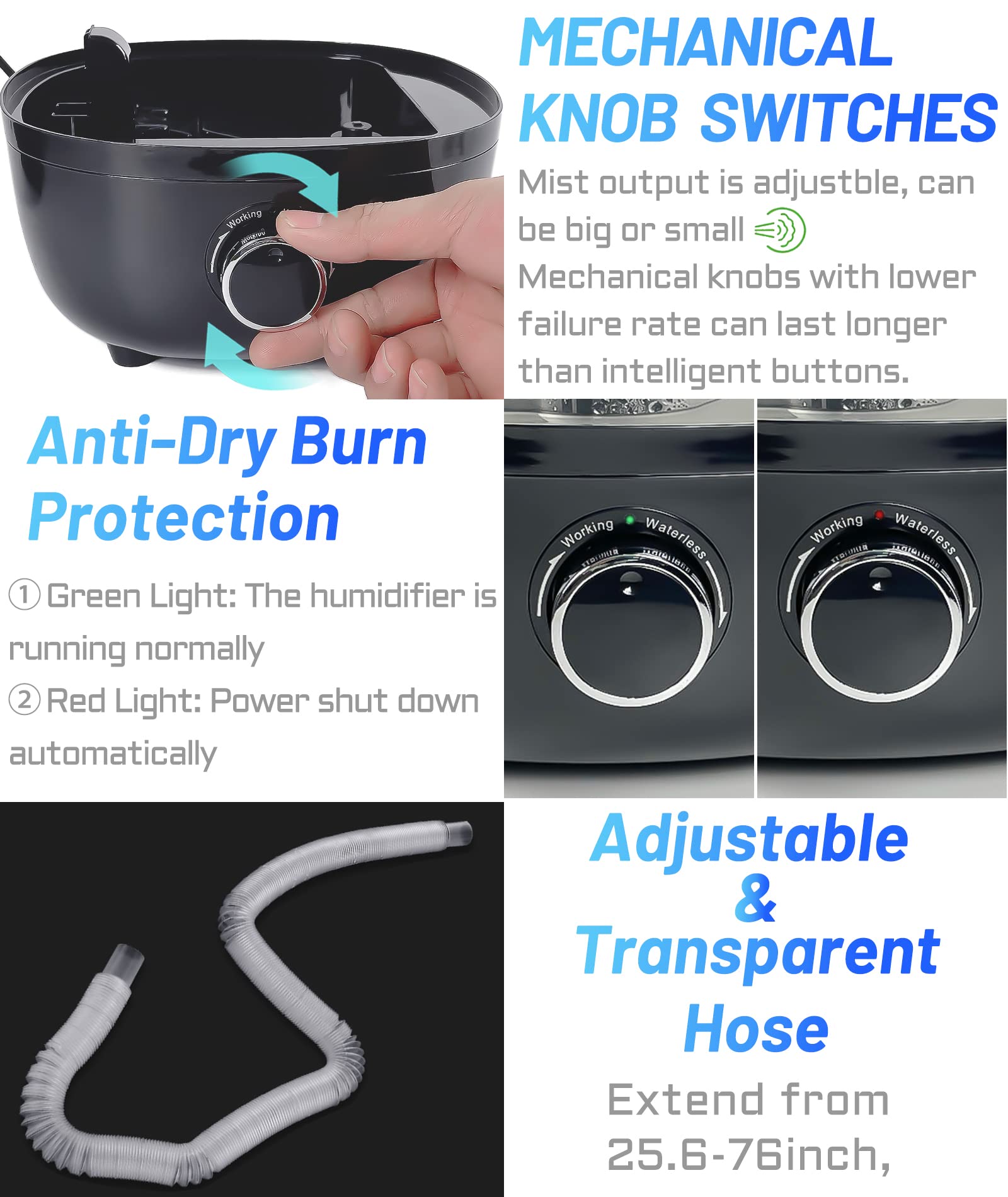 AUAAQ indicador-seguridad-apagado-automatico: protección ante vacío o falta de agua.