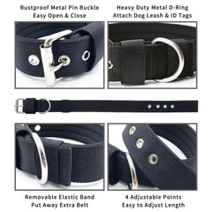 Collar con forro de neopreno acolchado de Aaufilux para mayor comodidad