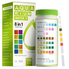 AAwipes kit de prueba 8 en 1 para acuario, lectura rápida y precisa