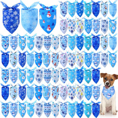 Abbylike bandanas de invierno para perros, diseño copos de nieve, ideal para sesiones de fotos