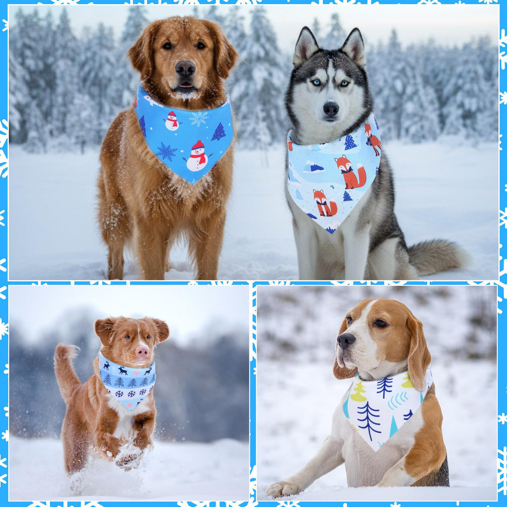 Abbylike bandanas de invierno, poliéster suave, impresión nítida y duradera
