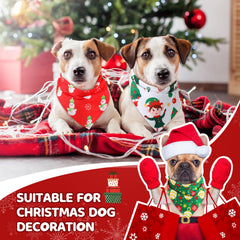 Abbylike bandana para perro con copo de nieve, ideal para looks festivos.