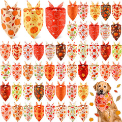 Bandanas Abbylike para perros con calabaza, ideal para fiestas otoñales y fotos.