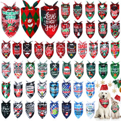 Bandanas Abbylike para perros y gatos en cuadros rojos, ideal para vestir durante la Navidad