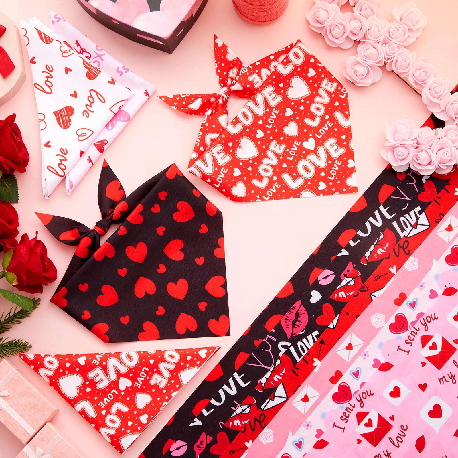 Abbylike bandanas con variados patrones, gran variedad para combinar estilos diarios