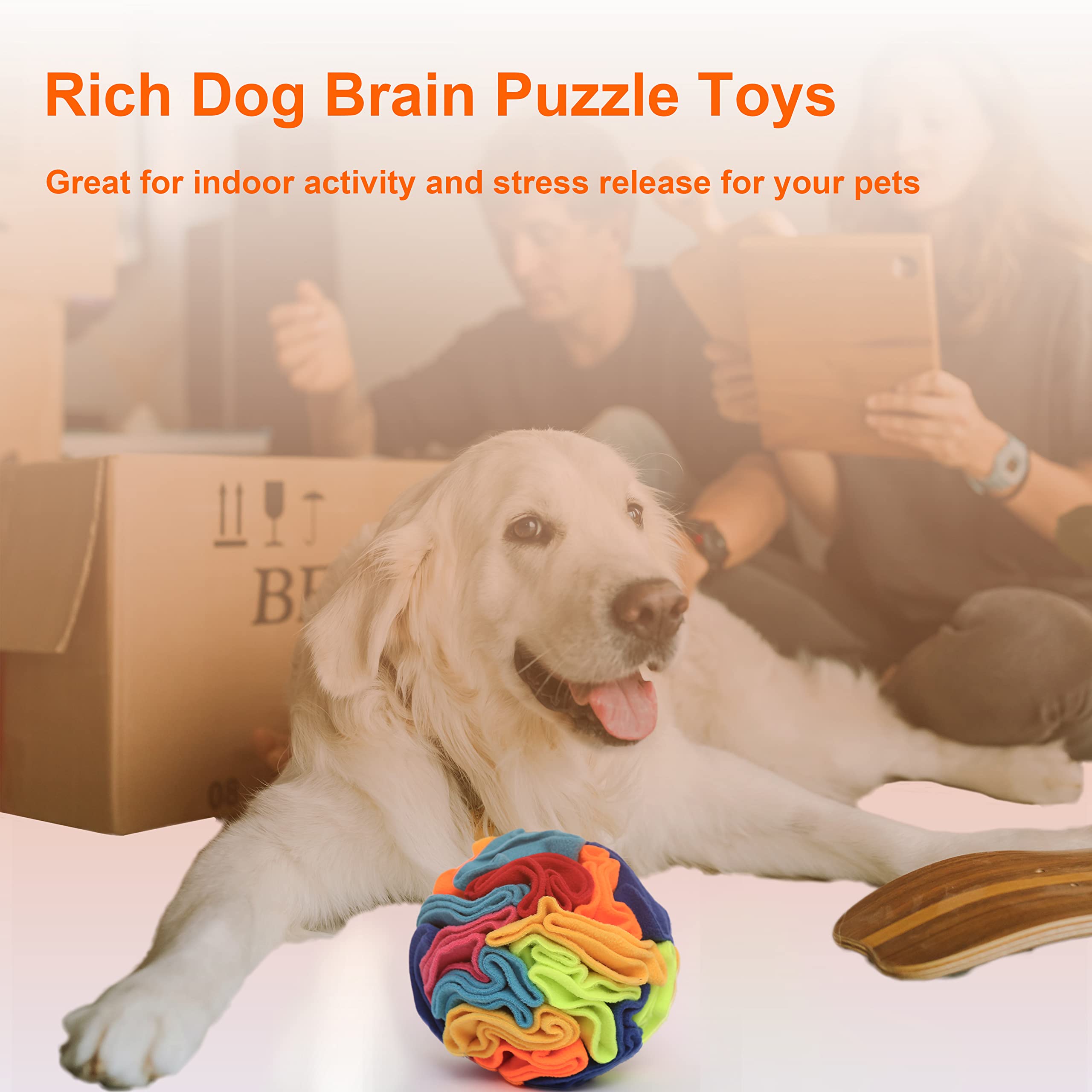 Ablechien Snuffle Ball: incluye bolsa de almacenamiento para premios