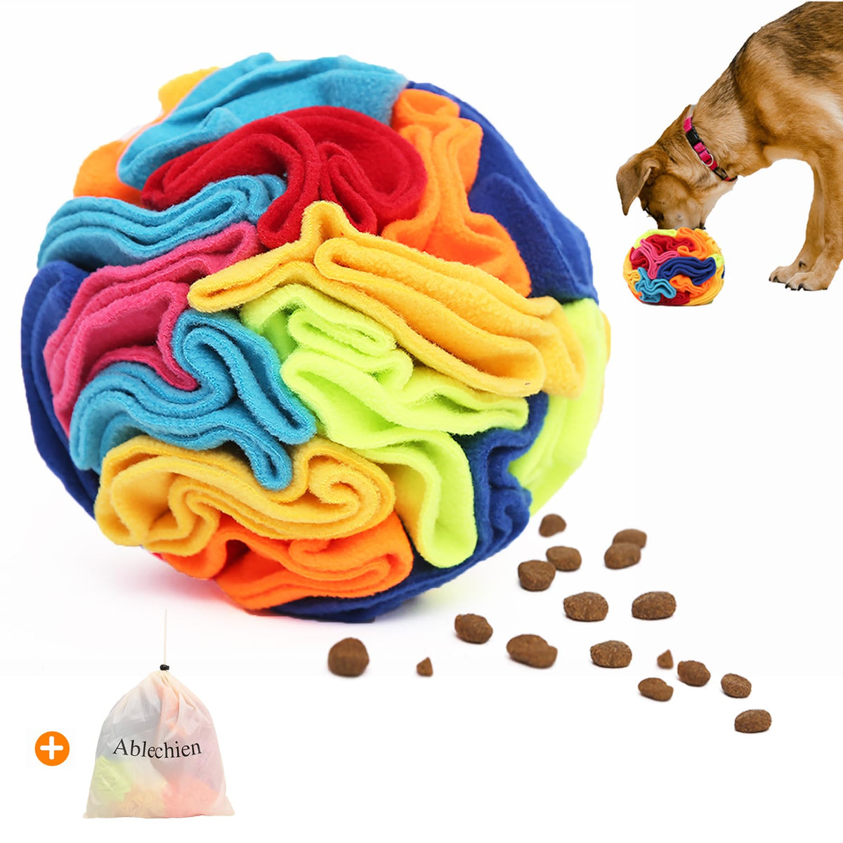 Ablechien Snuffle Ball: olfato del perro para encontrar premios
