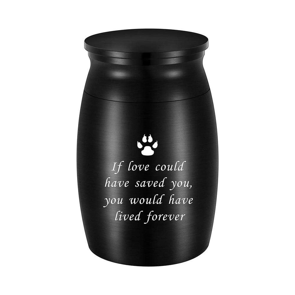 Abooxiu urna recuerdo mascota mini 3 pulgadas: compacto recuerdo para compartir cenizas de tu mascota.