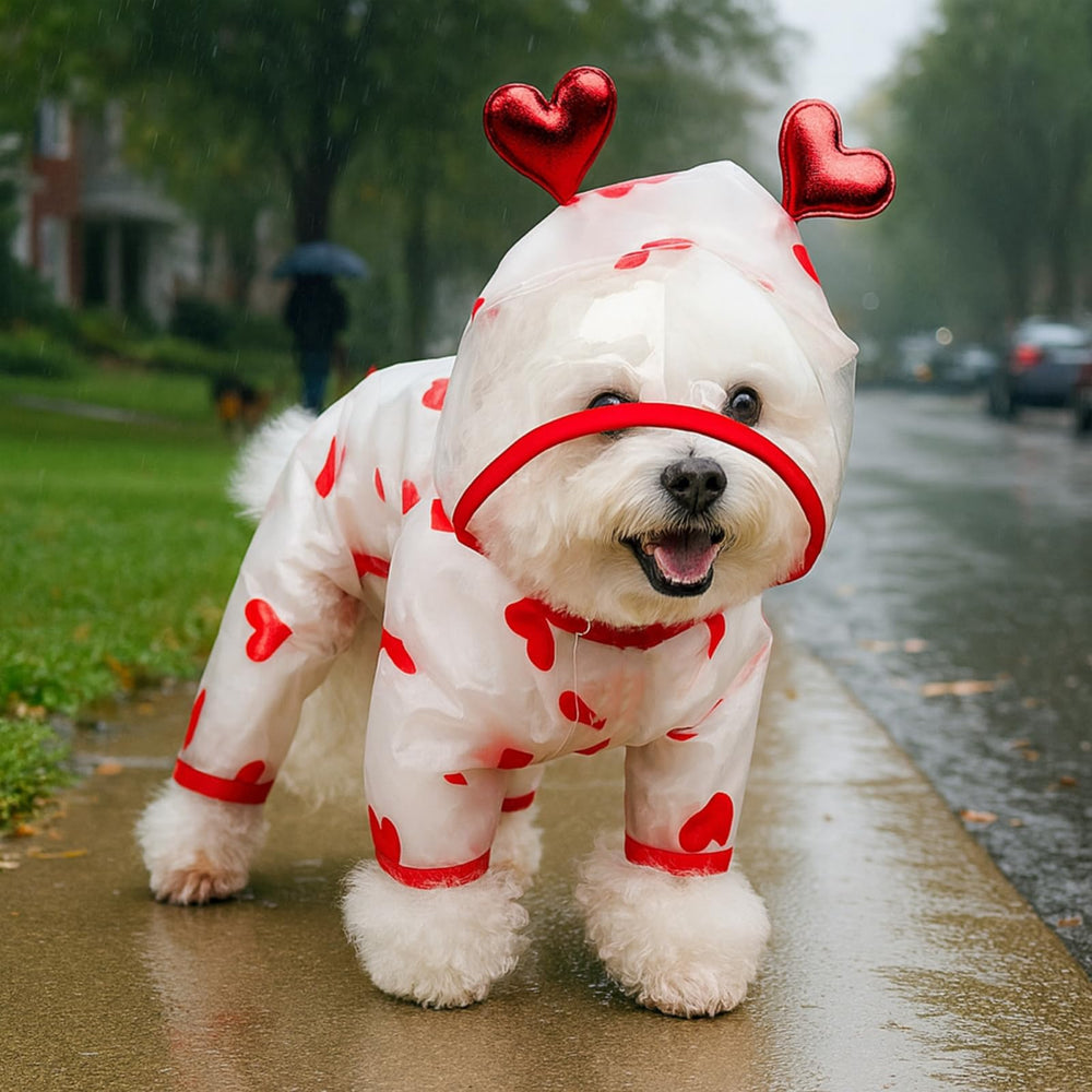 Diseño de cuatro patas para ajuste completo y cómodo en perros pequeños.