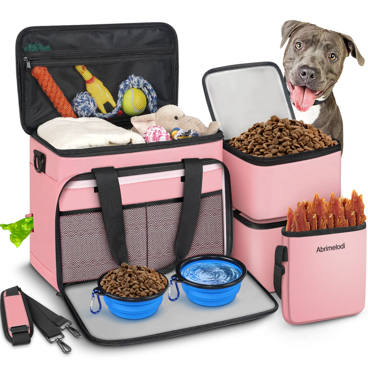 Abrimelodi bolsa-viaje-perro-grande-frontal: diseño práctico para viaje con tu mascota