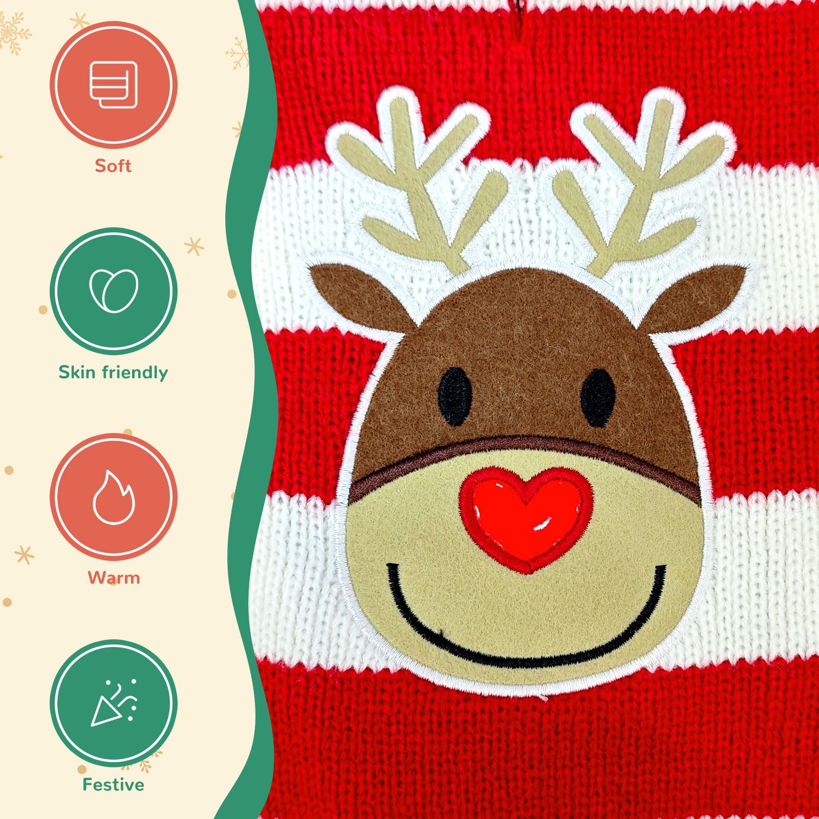ABRRLO sudadera navidad en diferentes tallas para perros pequeños a grandes