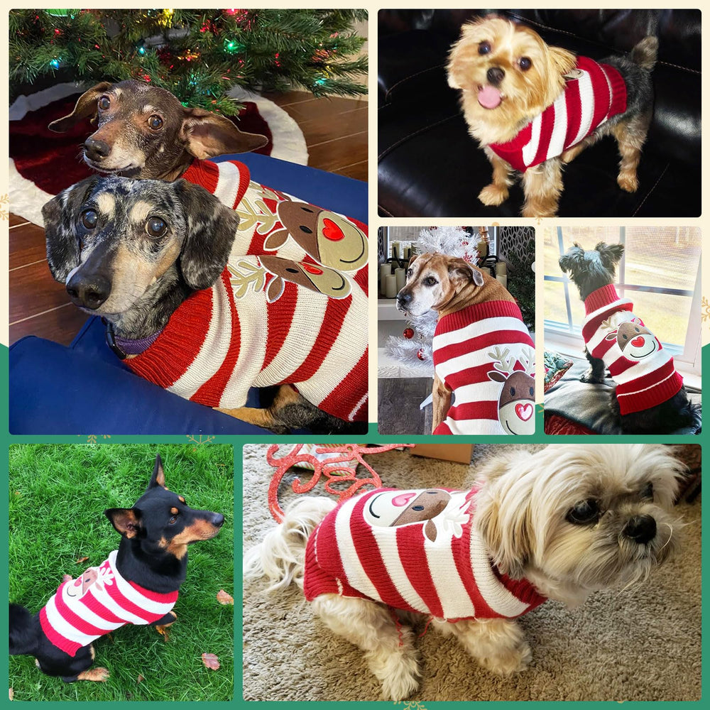 ABRRLO sudadera navidad con diseños variados: duende, Papá Noel y reno