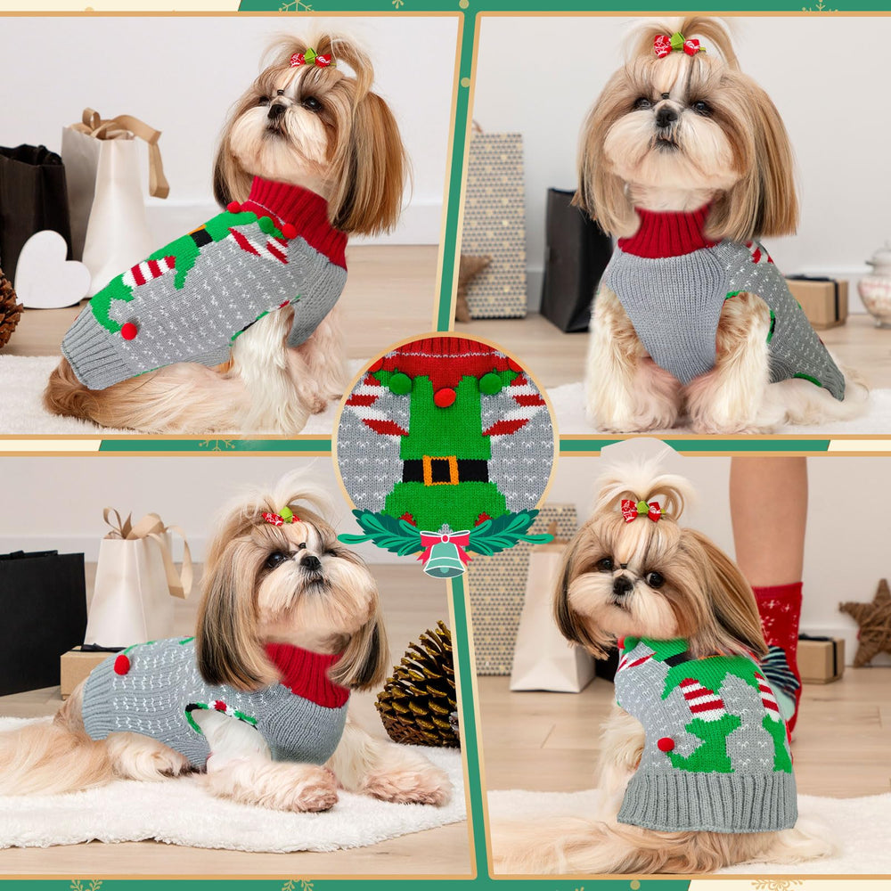 abrrlo sueter navidad perro santa, perfecto para paseos con estilo