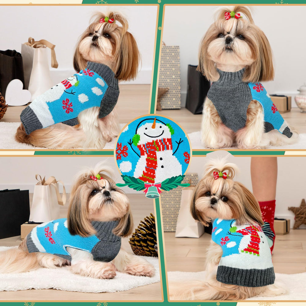 ABRRLO sueter para perro con hueco para correa, facilita caminatas sin perder estilo.