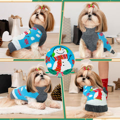 ABRRLO sueter para perro con hueco para correa, facilita caminatas sin perder estilo.