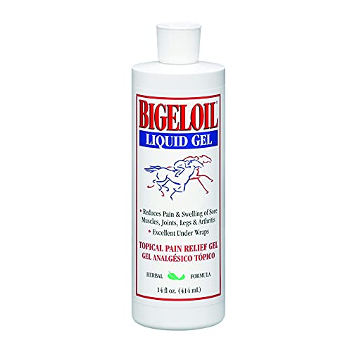 Absorbine Bigeloil Linimento Gel, efecto mentolado para refrescar músculos.