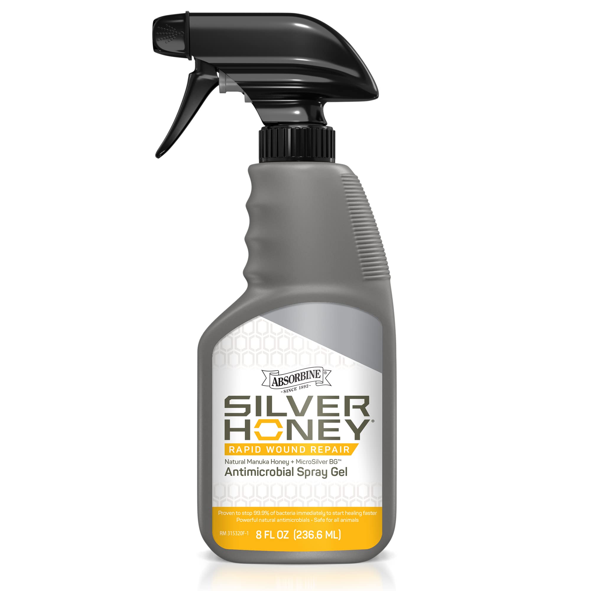Absorbine Gel Miel Plata envuelve la herida para protección prolongada