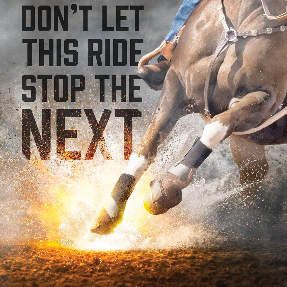 Absorbine Hooflex Cojin Mágico en caballos en establo para comodidad diaria.