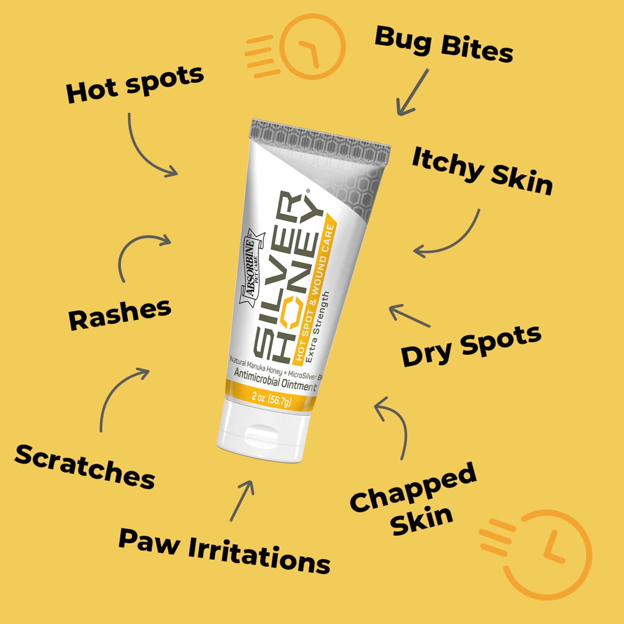 Absorbine Microplata BG, fórmula suave para irritaciones cutáneas