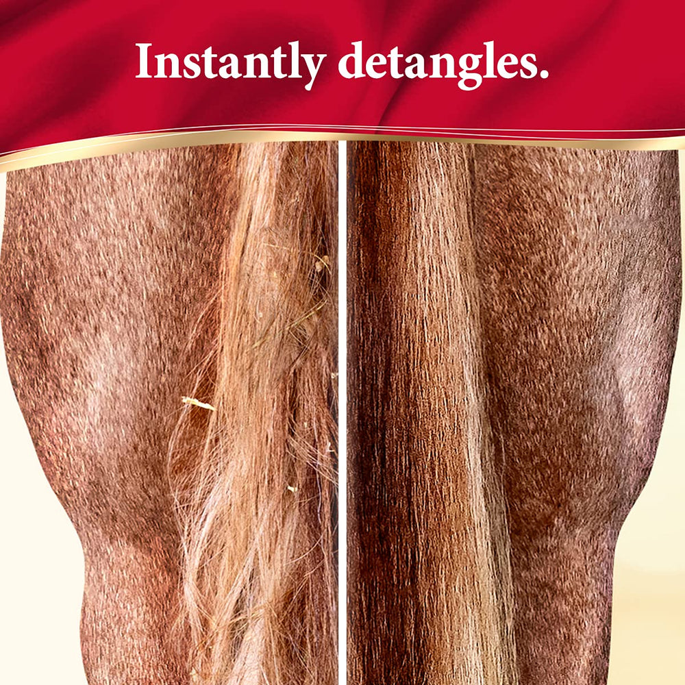 Absorbine ShowSheenDesenredo instantáneo facilita peinar crines y colas.