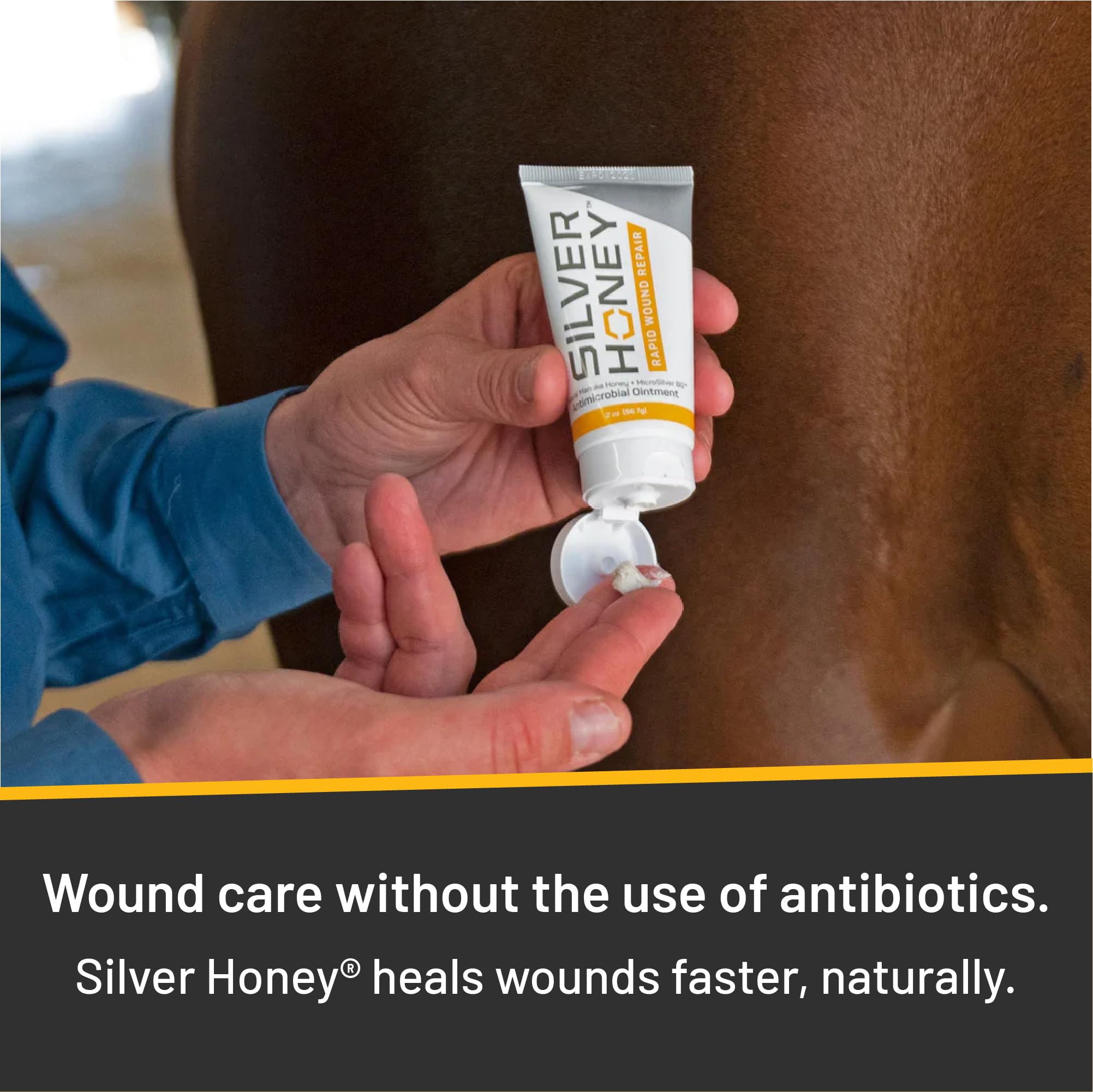 Absorbine Silver Honey ingredientes naturales, opción suave para cuidado de la piel