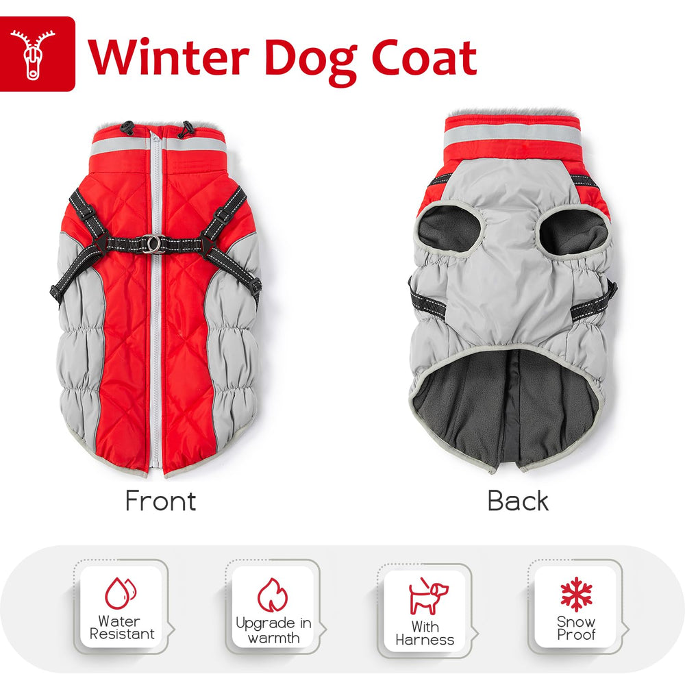 Abuandi abrigo de frío ideal para paseos diarios y días de nieve.