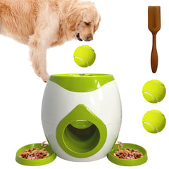 ABUUL ABULL Juguete puzzle para perros 2-en-1, estimula mente y recompensa suave.