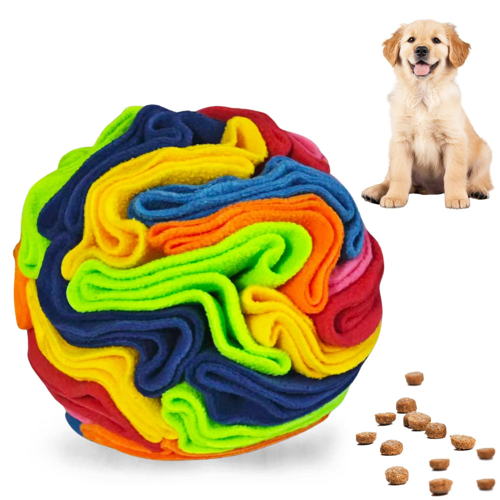 ABUUL ABULL pelota de olfato interactiva para perros, mejora la exploración y el juego.