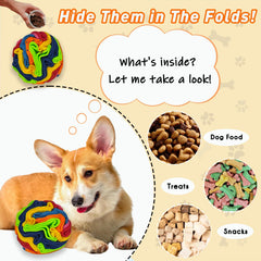 ABUUL ABULL pelota de olfato para perros, ideal para ejercitar el olfato durante el juego.