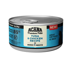 ACANA Premium Paté con ingredientes crudos y proteína alta para energía diaria de tu gato.