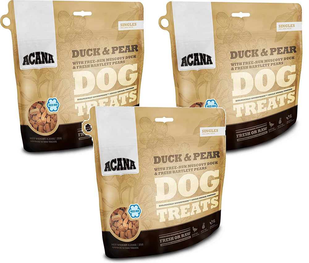 ACANA Singles Pato y Peras: snack natural y sabroso para perro