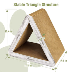 AccEncyc triangulo plegable piezas, permite usar varias superficies para rascar