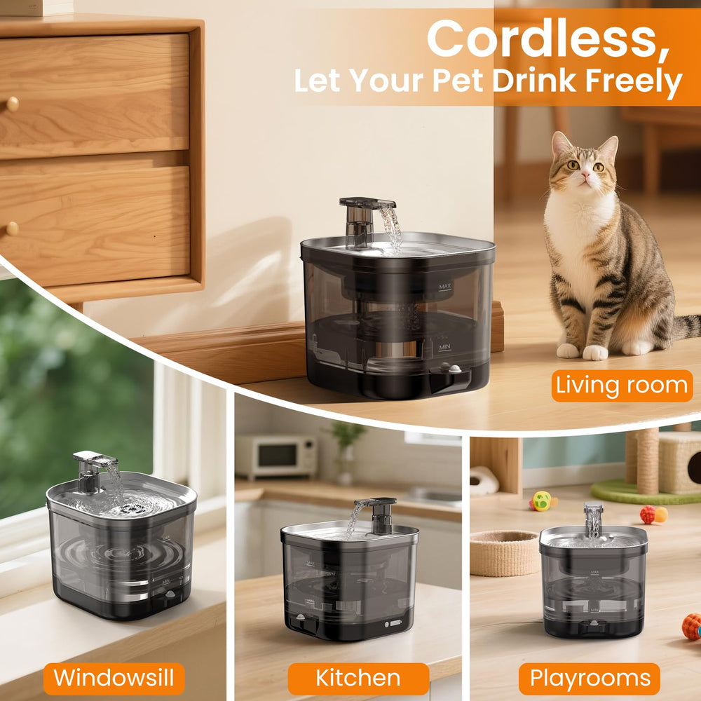 Accokids bebedero gato bateria 5000mah, larga autonomia para dias