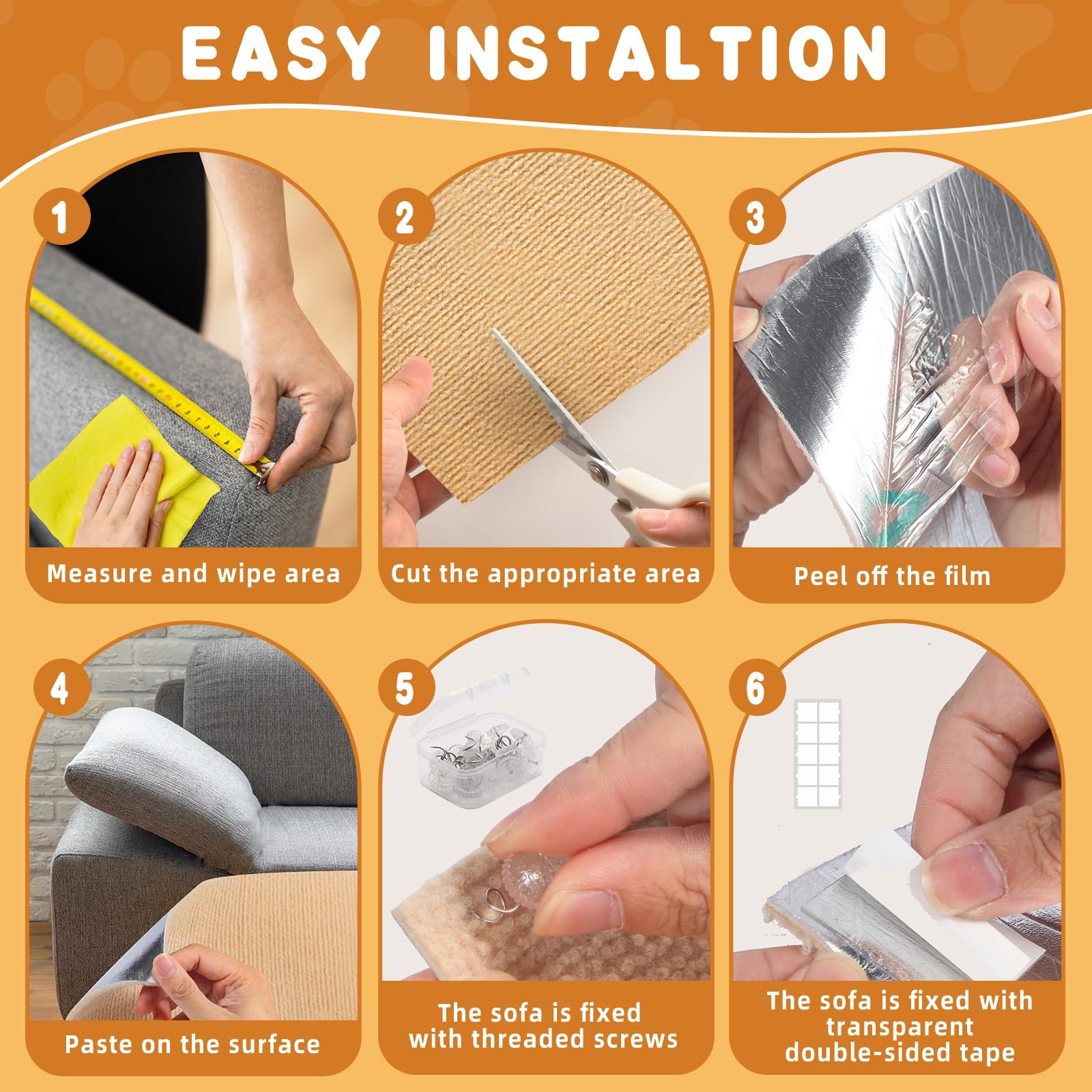 ACEDIGI adhesivo seguro mantiene los protectores en su lugar.