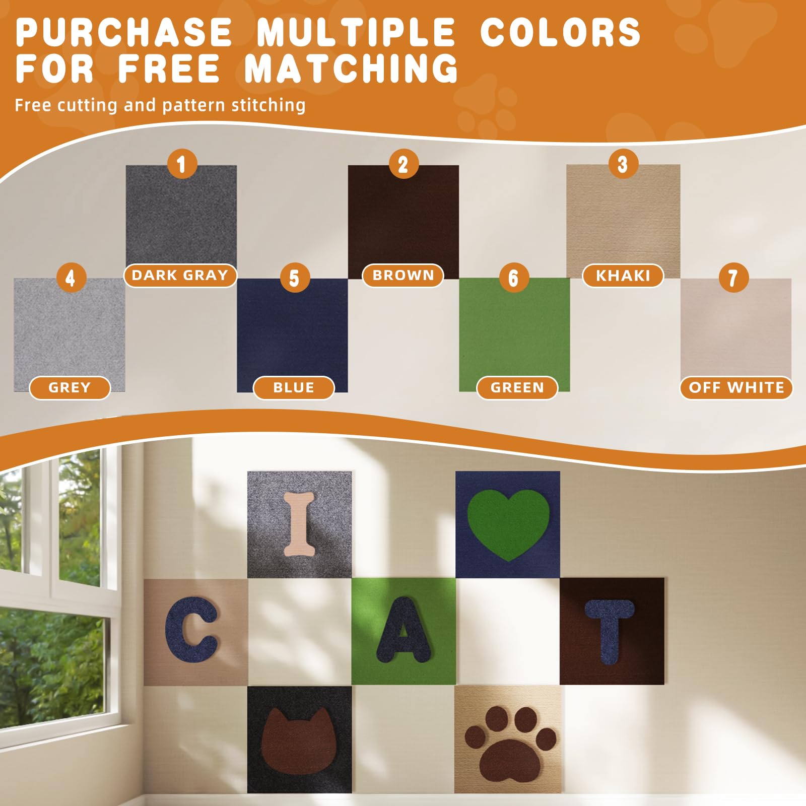 ACEDIGI juego versátil para cubrir muebles y paredes de gatos