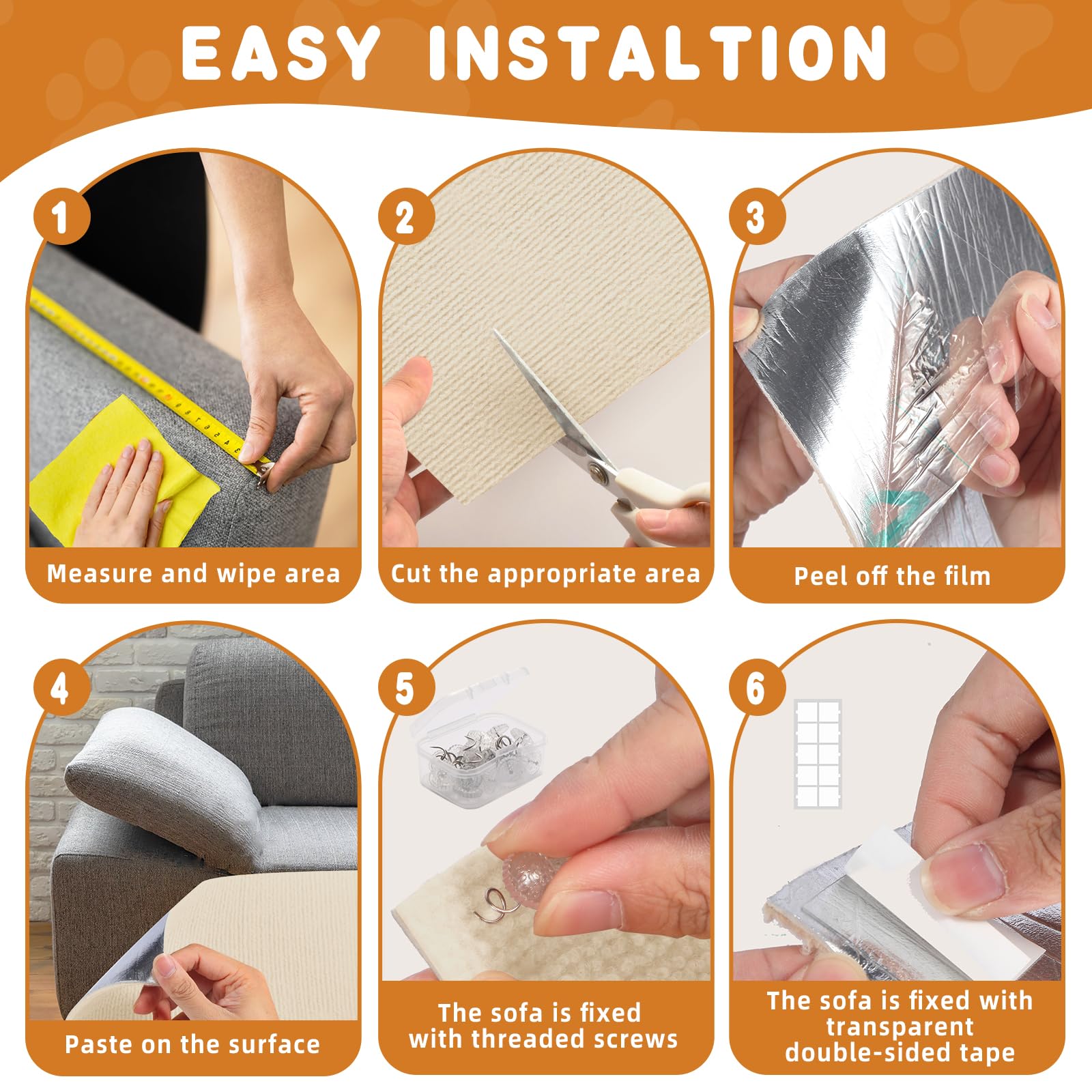 ACEDIGI sistema adhesivo para muro y zonas de trepar para gatos