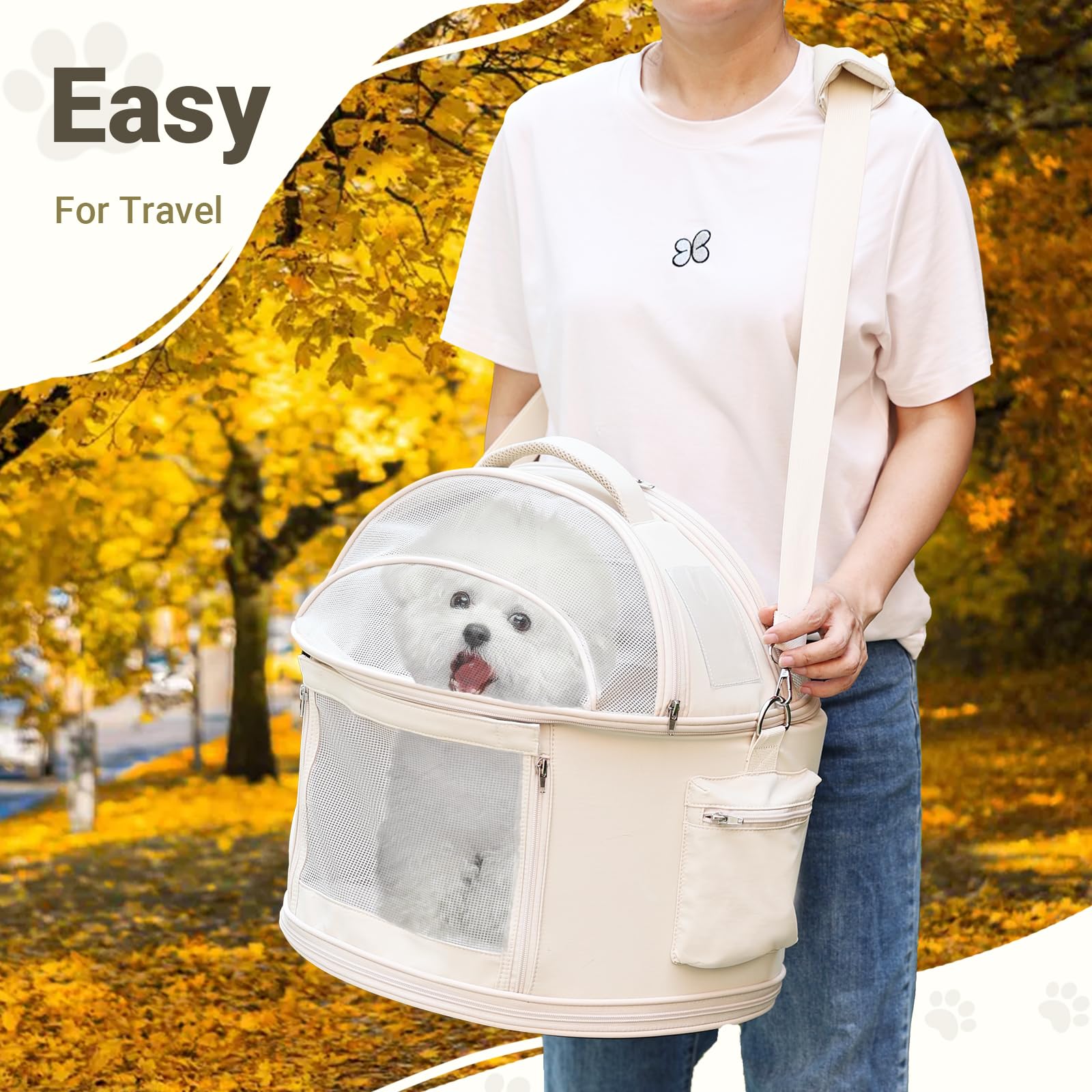 Acesolid bolsillo externo para accesorios, guarda juguetes y golosinas
