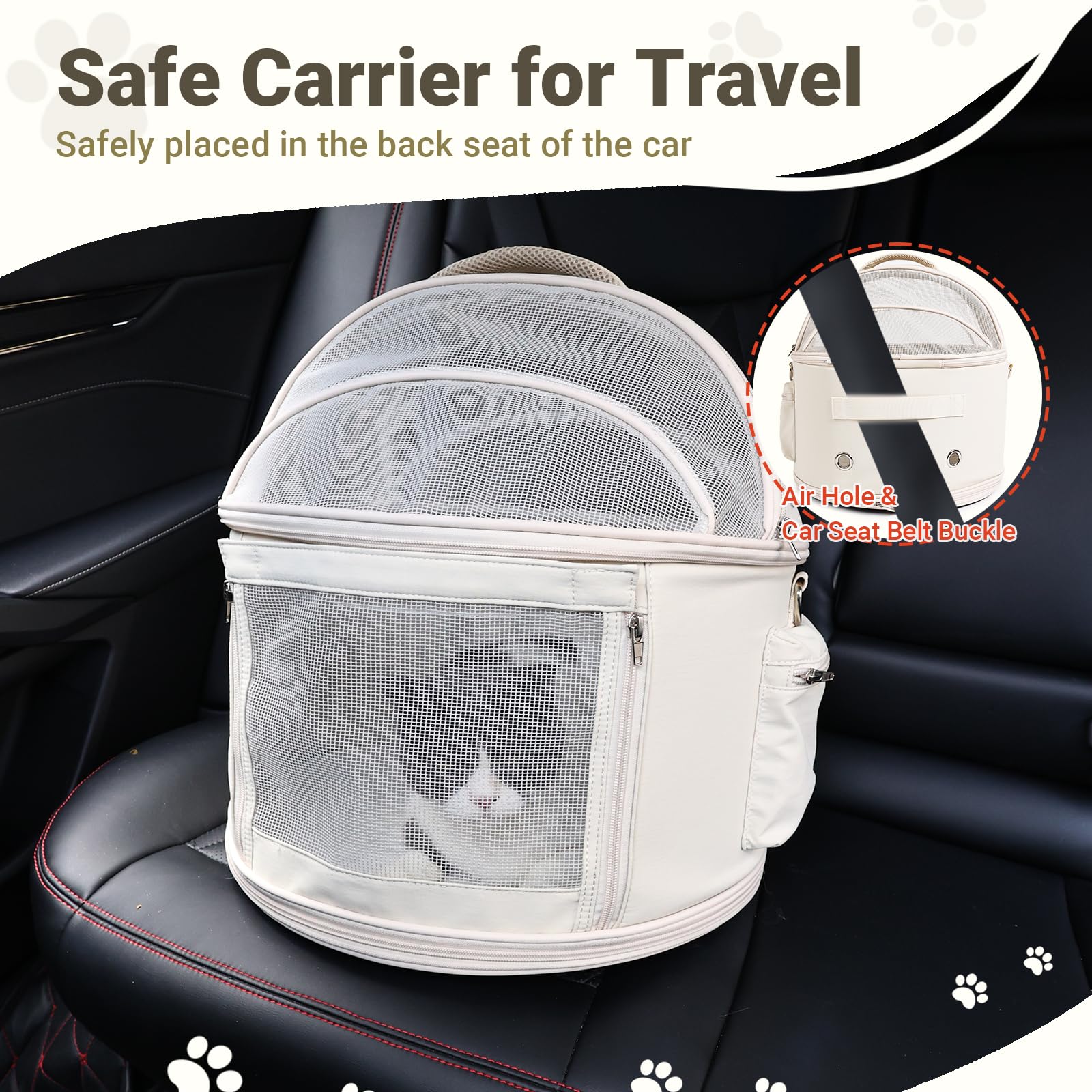 Acesolid capacidad hasta 22 lb, ideal para gatos y perros pequeños