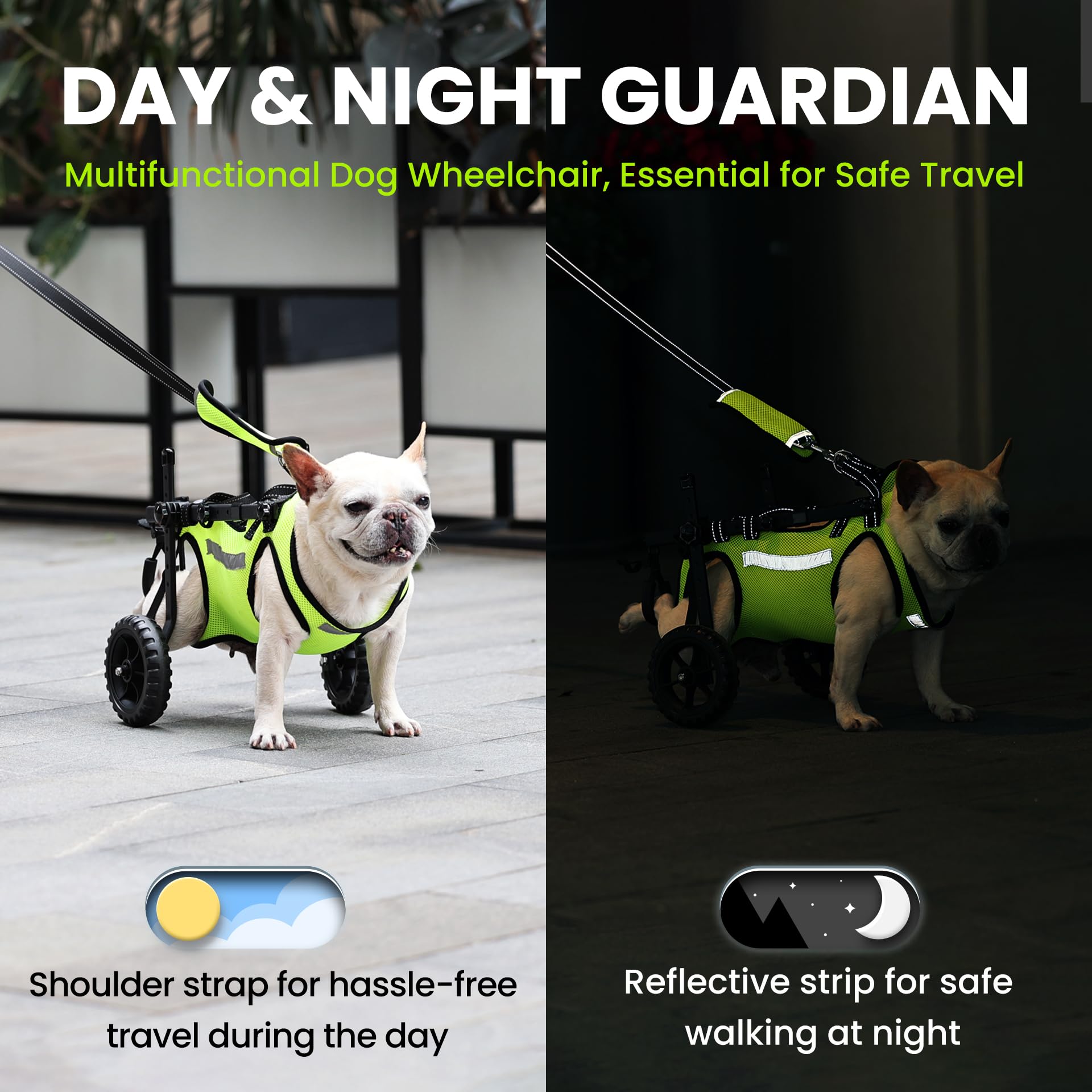 Acesolid sistema de elevación para perro, facilita manejo y soporte