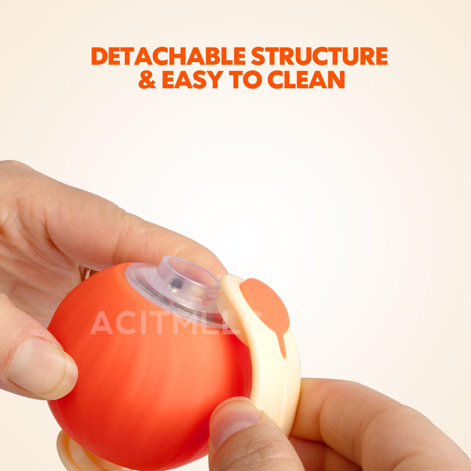 ACITMLLC bola interactiva en-accion-perro, ideal para juegos cortos y estimulación mental.