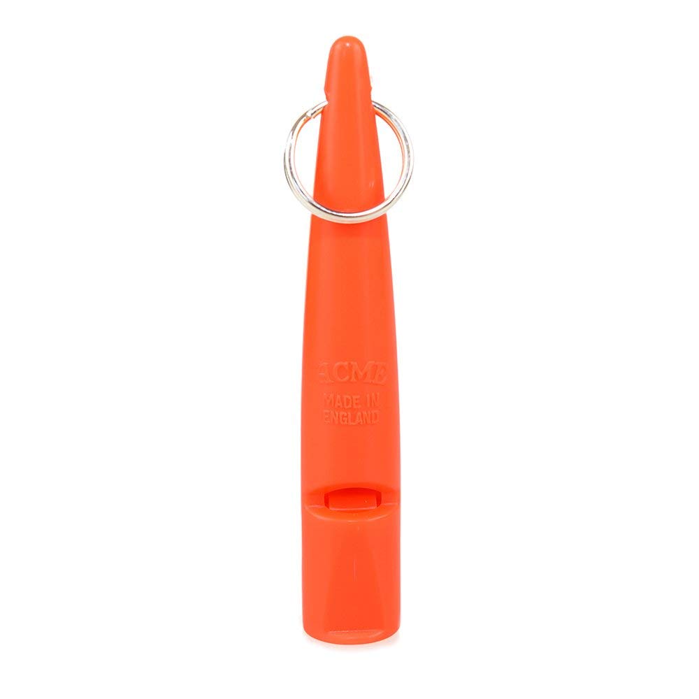 ACME 211.5 silbato naranja detalle, construcción sólida y duradera