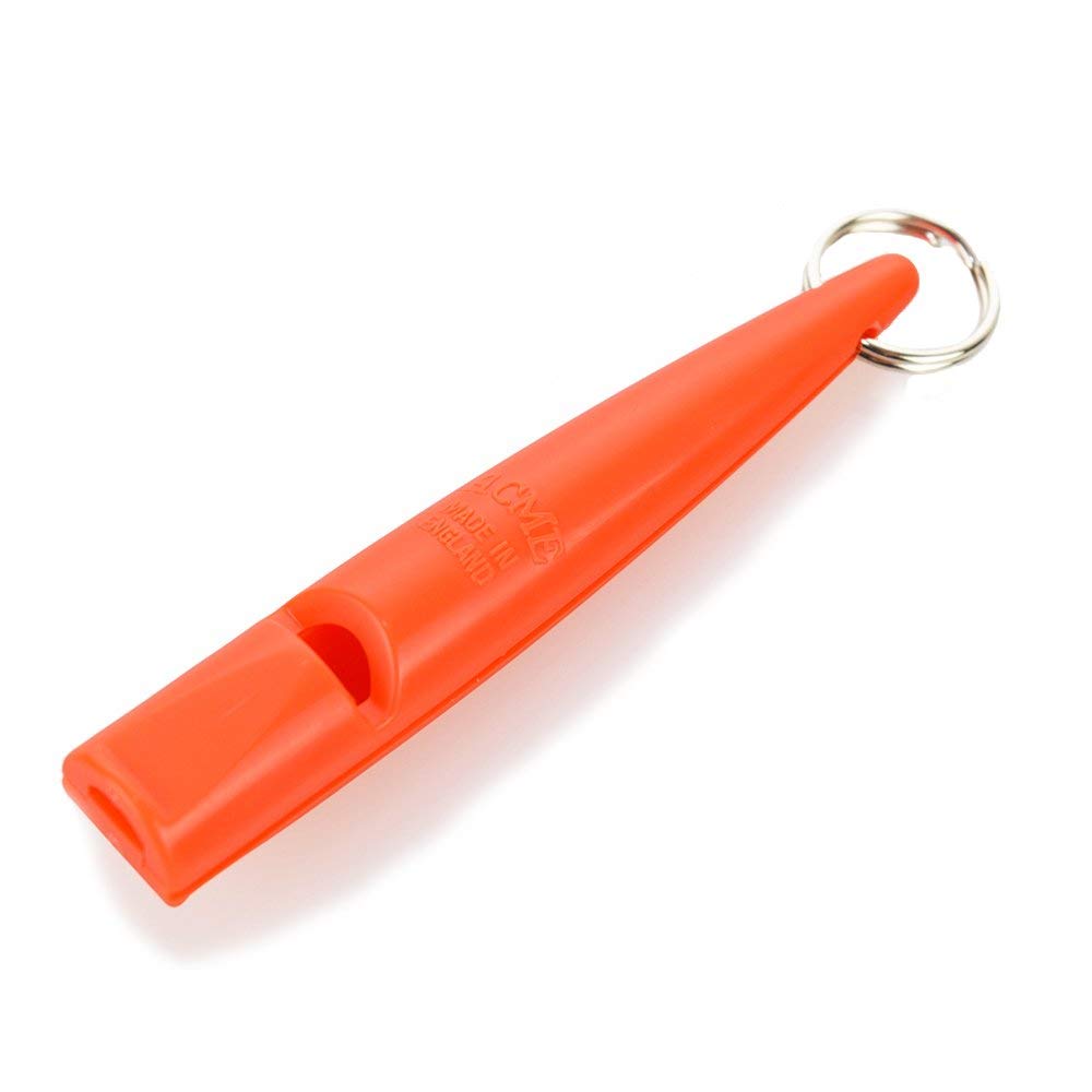 ACME 211.5 silbato naranja frente, ideal para entrenamiento al aire libre