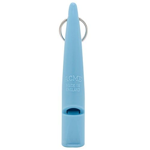 ACME silbato 210.5 azul bebé, detalle sin guisante para sonido consistente.