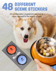 Botones de perro Acools con colores vivos para entrenamiento visual.