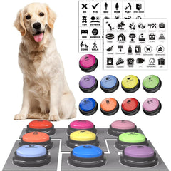 Botones para perros Acools con 9 opciones para comunicación clara.