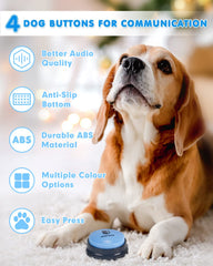 Botón grabable Acools para perros con grabación de hasta 30 segundos.