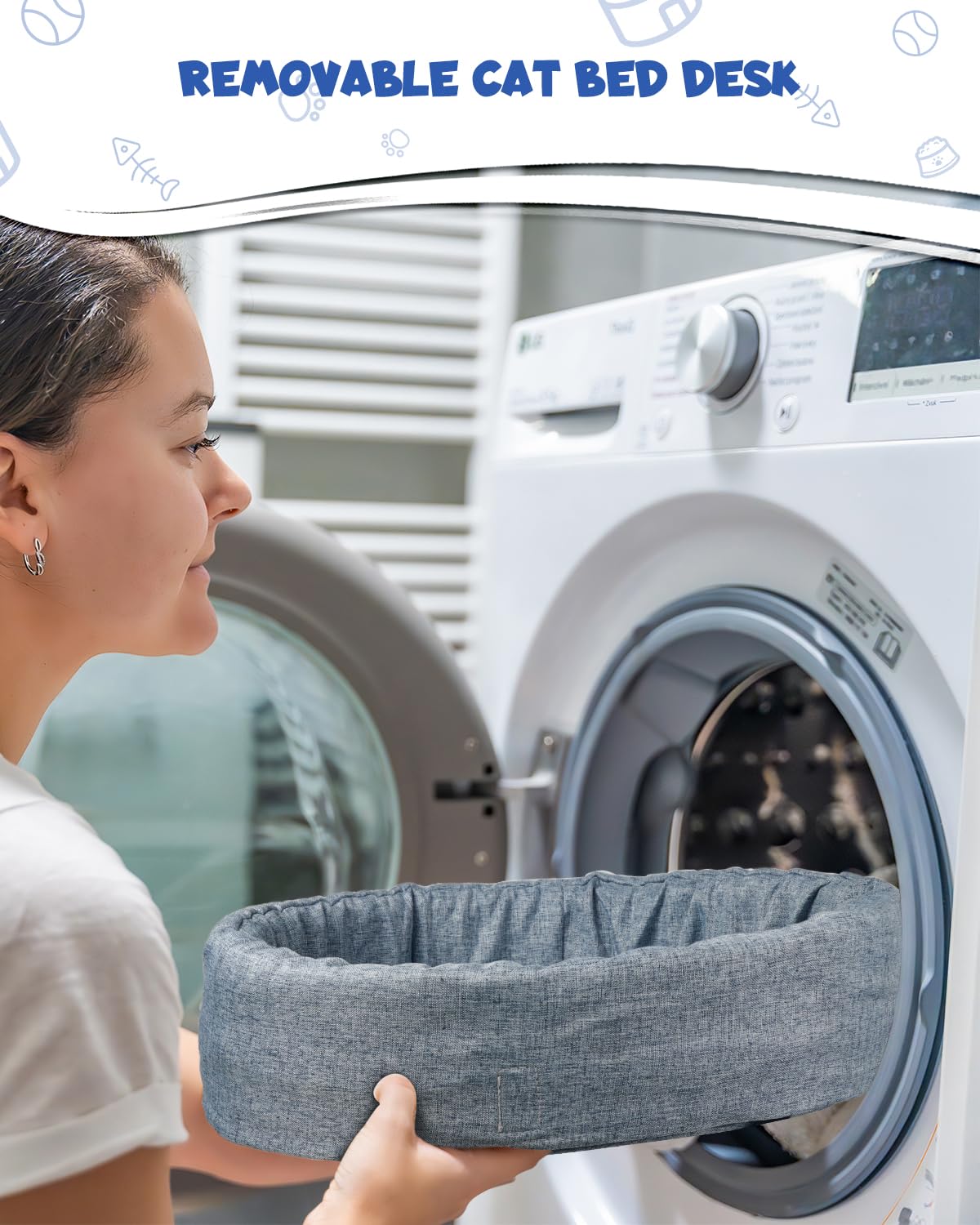 Acools estetica-moderna mejora la decoracion del despacho mientras cuida a tu gato