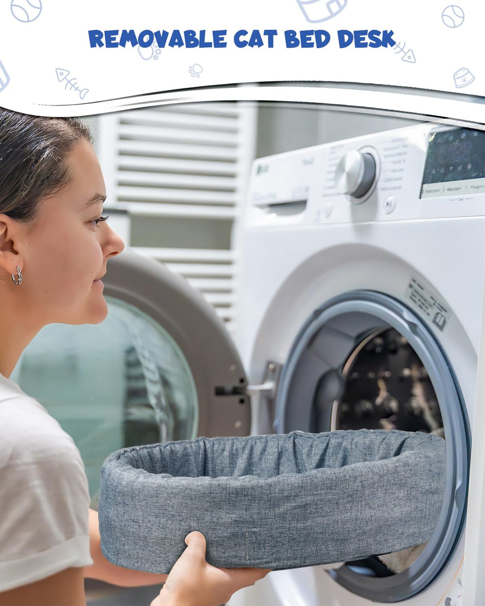 Acools estetica-moderna mejora la decoracion del despacho mientras cuida a tu gato